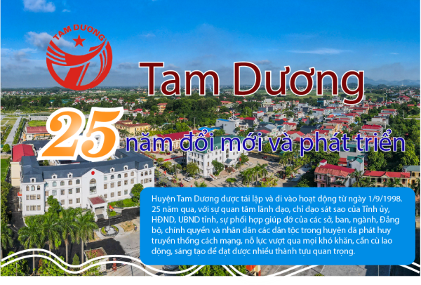 Tam Dương 25 năm đổi mới và phát triển